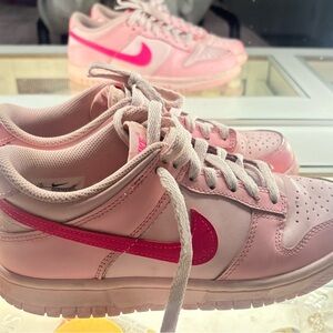 Nike Women's Triple Pink Dunk Sneakers